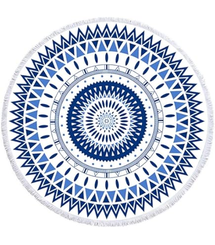 Amazon.co.jp: WTW ダブルティー ラウンドビーチタオル サークルビーチ