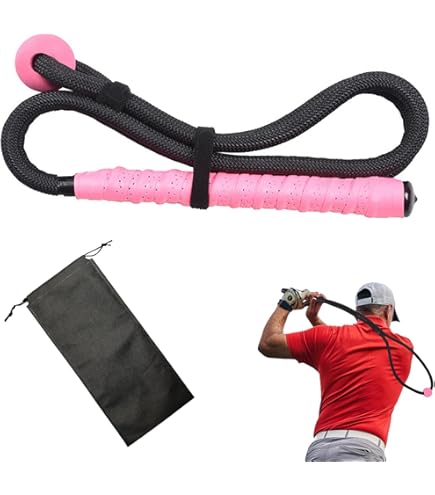 Amazon | [ROOKIE ROOKIE] 飛距離ロープ ゴルフグリップ型、ゴルフ