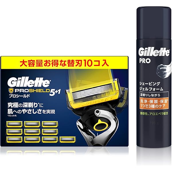 正規品　ジレット　プロシールド　替刃　12個入り×2セット Amazon.co.jp: ジレット対応 プロシールド 替刃 ProShield