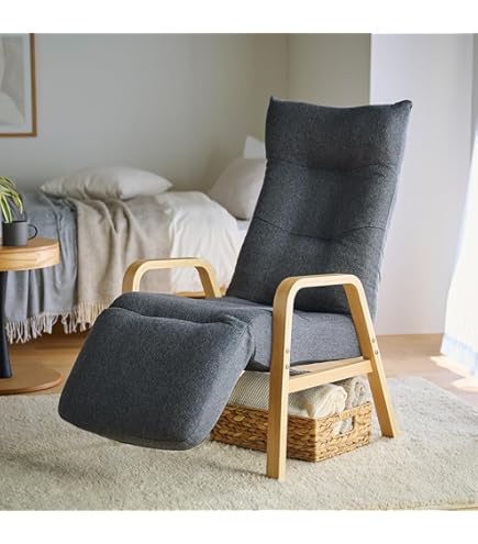 Amazon｜LandField ランドフィールド リクライニングチェア 肘掛け付き