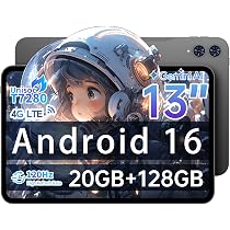 Amazon.co.jp: 【2025 Android 16 タブレット】TECLAST T65 13 インチ