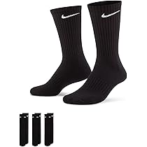 NIKE NBA クルーソックス Lサイズ（EUR42-46）ブラック3足セット Amazon.co.jp: ナイキ（NIKE） 3足組 YA パーフクッション クルー