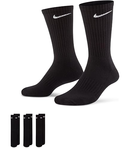 NIKE NBA クルーソックス Lサイズ（EUR42-46）ブラック4足セット Amazon.co.jp: ナイキ（NIKE） 3足組 YA パーフクッション クルー