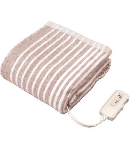 Amazon | [山善] 電気毛布 掛け 敷き 兼用 長方形 (188×130cm) (ダニ