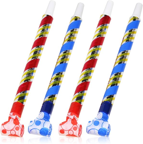 Morikuru(モリクル) 日本製 吹き戻し 音無し 19cm 懐かしおもちゃ SG Wonder zone TK01-19 4本入り - 1