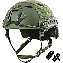 Amazon.co.jp: T.D.Well サバゲーヘルメット 頭囲ダイヤル調整機能付き