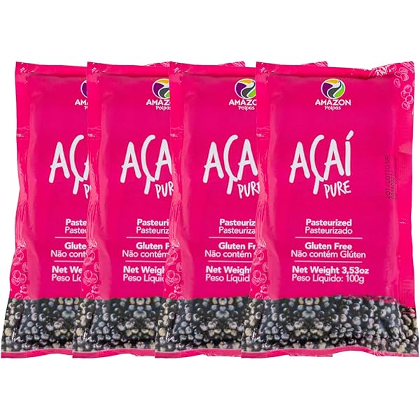 Amazon | フルッタフルッタ アサイー パルプ (ピューレ) 冷凍 400g 
