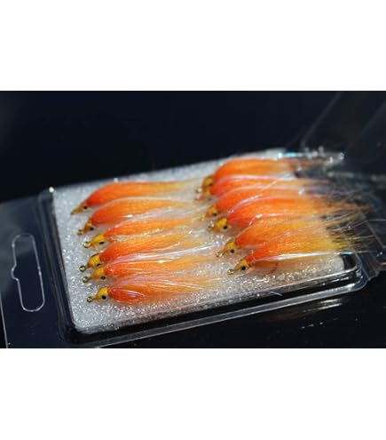 Amazon | Tigofly 12個 オリーブ ポーラー フライ ゆっくり沈む