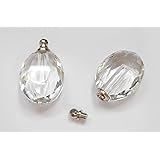 Amazon 香水 ペンダント ネックレス アロマ ペンダント ネックレス ガラス容器 香水瓶 0 1cc クリスタル円型 Ko Cen チャーム アクセサリートップ 通販