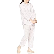Amazon | [グンゼ] パジャマ 綿100％ 保湿加工 Wガーゼ 長袖長