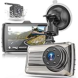 DEFART ドライブレコーダー 前後カメラ 【1440P・SONY IMX335センサー・合金ハウジング】 小型ドラレコ 2K画質 370万画素 170度超広角 32GB高速SDカード WDR/HDR画像補正 Ｆ値2.0 エンジン連動 リバース連動