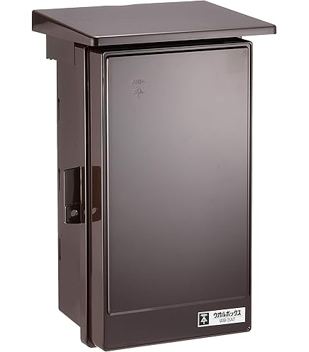 Amazon.co.jp: 未来工業(MIRAI) ウオルボックス 透明蓋・屋根付