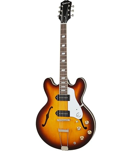 Epiphone エピフォン CASINO カジノ サンバースト フルアコ Amazon | Epiphone Casino Lefthand Vintage Sunburst エレキギター