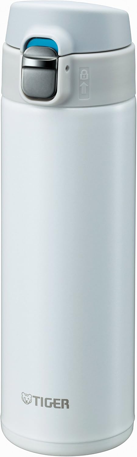【WEB限定】 タイガー魔法瓶(TIGER) 水筒 480ml ワンプッシュ ステンレスボトル 保冷 保温 軽量 お手入れ簡単 スノーホワイト MMJ-A048WW