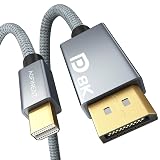 Mini DP - DP 1.4ケーブル 8K@60Hz 4K@144Hz 2M [32.4Gbps/DP 1.4/双方向/HDR/NVIDIA G-SYNC/AMD FreeSync対応] Mini DisplayPort - DisplayPort変換ケーブル (2M)