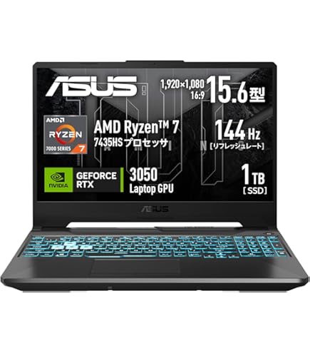 Amazon.co.jp: ASUS TUF Gaming F15 FX506LI Gaming Laptop