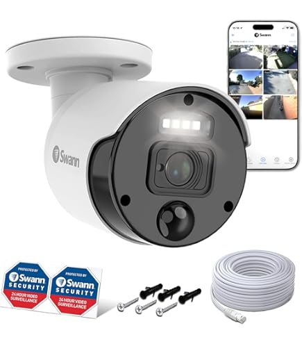 Amazon.co.jp: Swann セキュリティカメラ 4K 8ch DVRレコーダー 4TB