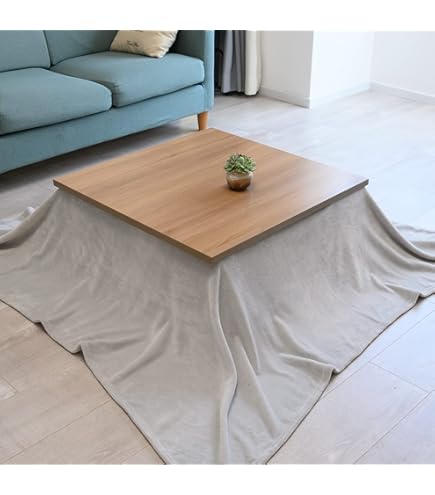 MUJI こたつ布団・フランネル 180×237cm ブラウンチェック 楕円形 MUJI こたつ布団・フランネル 180×237cm ブラウンチェック 楕円