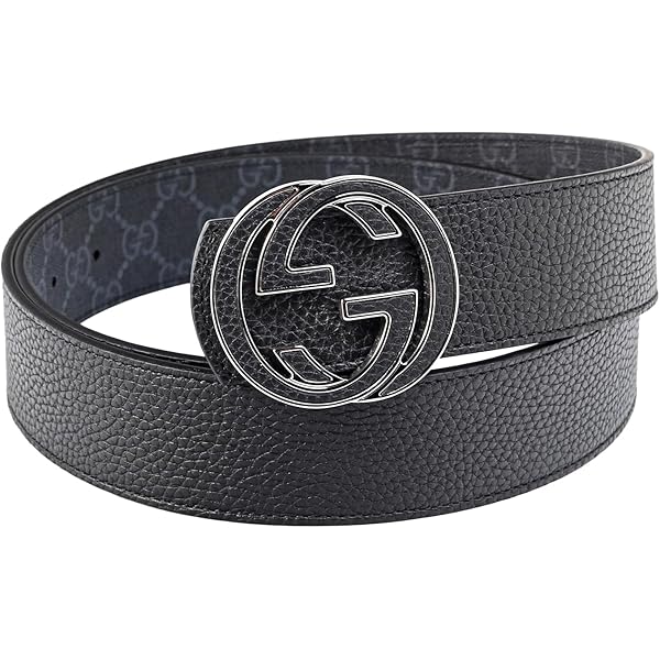 【美品】グッチ ベルト ベージュ ブラウン インターロッキング キャンバス GUCCI(グッチ) / ベルト_GGキャンバス_インターロッキングG_