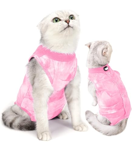 Amazon | 犬と生活 猫の暮らし 術後ガードスーツ キャット