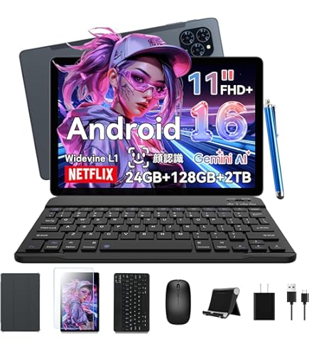 【Android 15 AI タブレット 】Tabwee W90 11インチ Amazon.co.jp: Tabwee W90 Android 15 AI Tablet, 11 inch, 24