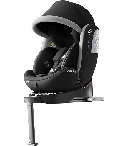 Amazon | Vasacava チャイルドシート 新生児から12歳頃 360°回転式