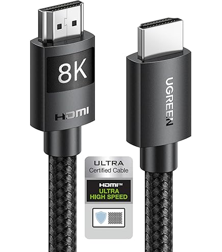 8K HDMI Cables 2-Pack 10FT, Stouchi 48Gbps Ultra High Speed HDMI 2.1 Cord, 8K@60Hz 4K@120Hz 144Hz, HDCP 2.2&2.3, SBTM, Dynamic HDR, EARC Compatible - View #6