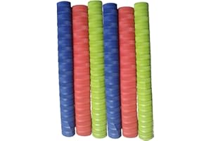 Kalindri Sports Cricket Bat Grip - Multicolour Pack of 6