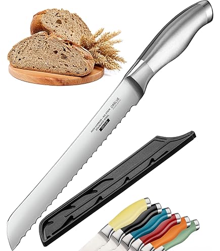 Professional Stainless Steel Serrated Blade Cake Slicing Bread Slicer - View #6