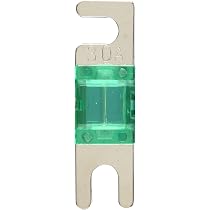 Install Bay 50 Amp Mini ANL Fuses - 2 Pack, Nickel, Automotive Electrical Replacement