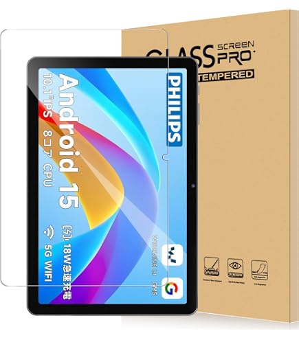 Amazon.co.jp: HEFENGKU PHILIPS タブレットケース Android16 10インチ