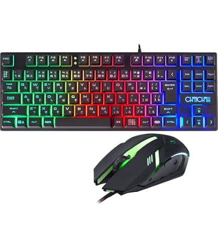 Amazon | ZJFKSDYX C91 MAX-Proキーボード マウスとヘッドセット付き