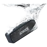 Anker Soundcore 2 (USB Type-C充電 12W Bluetooth 5 スピーカー 24時間連続再生)【完全ワイヤレスステレオ対応/強化された低音 / IPX7防水規格 / デュアルドライバー/マイク内蔵】(ブラック)