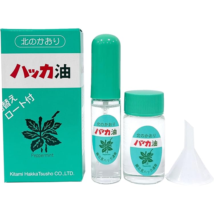 Amazon.co.jp: 北見ハッカ通商 ハッカ油スプレー10ml＋ハッカ油