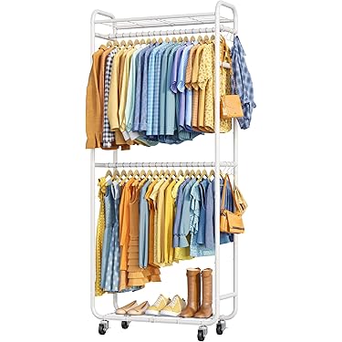 ハンガーラック、ワードローブ【新品、送料無料】 Amazon｜ワード ローブ。ハンガーラック カーテン付き。布製