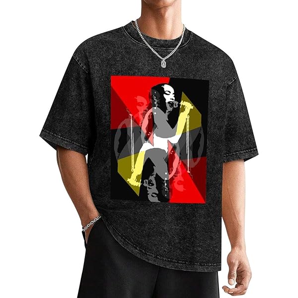 Amazon | シャーデー Sade アデュ フォト プリント 黒 Tシャツ
