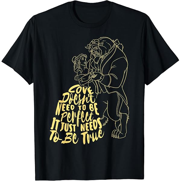 Amazon | ディズニー 美女&野獣 ベル シルエット グラフィック Tシャツ