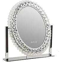 LED壁掛けミラー クリスタル 大型 楽天市場】【P3倍X最大37％オフクーポン】鏡 壁掛け LED 丸型