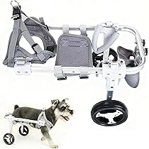 Amazon.co.jp: JELFUNY 犬用車椅子 犬用歩行器 ペット車椅子 2輪 4輪