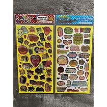 Amazon.co.jp: 平成レトロシール デコ文字 メッセージシール