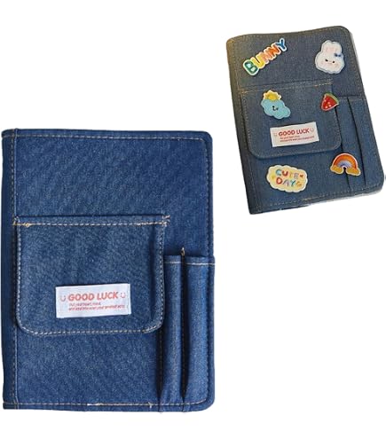 Amazon.co.jp: Nuoerai シール帳 パッチ付き トレカケース デニム