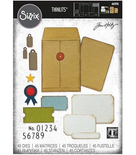 Amazon.co.jp: Sizzix Bigz XL Die By Tim Holtz 6