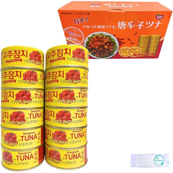 Amazon | コストコ やみつき 韓国 唐辛子ツナ缶 ピリ辛