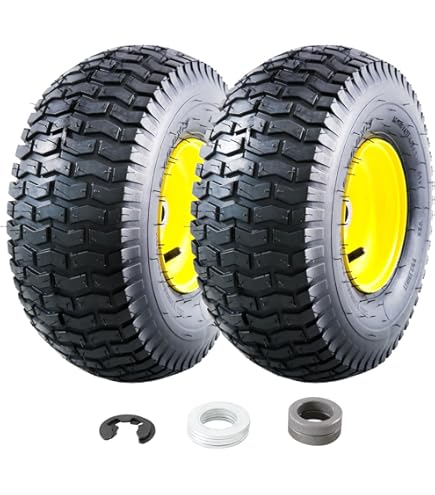 タイヤ一個　専用ページ Amazon.co.jp: GICOOL 20x10.00-8 芝刈り機タイヤとホイール、4