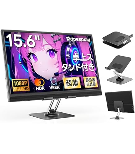 Amazon.co.jp: Suprlipy 15.6インチ FHD 小型IPSモニター LCD