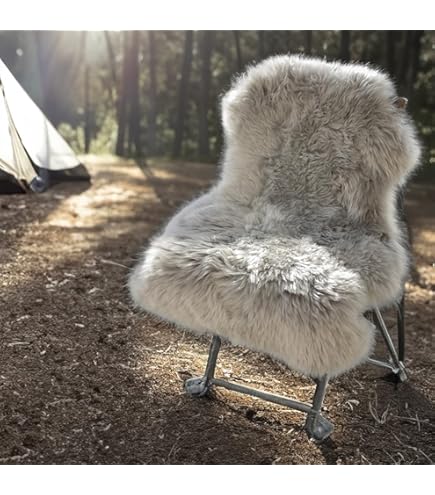 Amazon | WINDWARD PROSPER ラムスキンラグ 2匹物 約180cm x 63cm