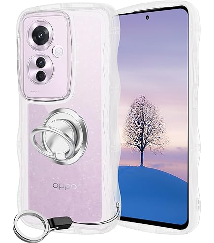 Amazon.co.jp: OPPO Reno11 A ケース クリア ウェーブ TPU波状の