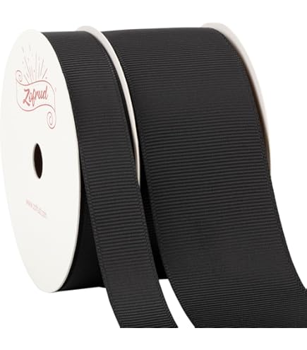 Amazon | 木馬グログランリボン 36ミリ 50cm価格 3 黒 | リボン 通販