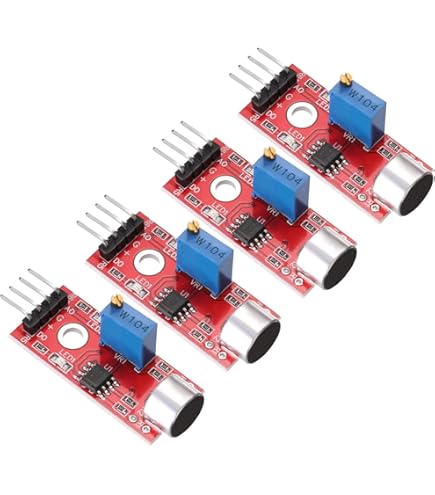Amazon.co.jp: VKLSVAN 3個セット サウンドセンサーモジュール声検出声