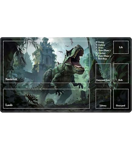 MTG Magic The Gathering (Black Lotus Dinosaur) - 100ct Matte TCG Card Art Sleeves van Ai Armor MTG Magic The Gathering (Black Lotus Dinosaur) - 100ct Matte TCG Card Art Sleeves van Ai Armor